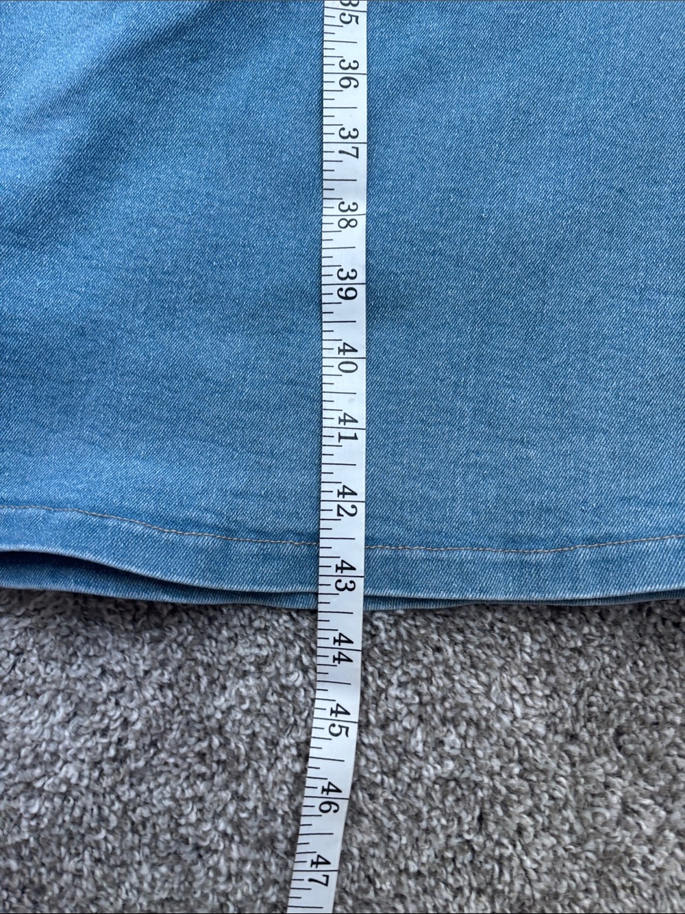 Timing Light Blue Denim Midi Sundress - Sleeveless Casual Dress - Picture 7 of 7